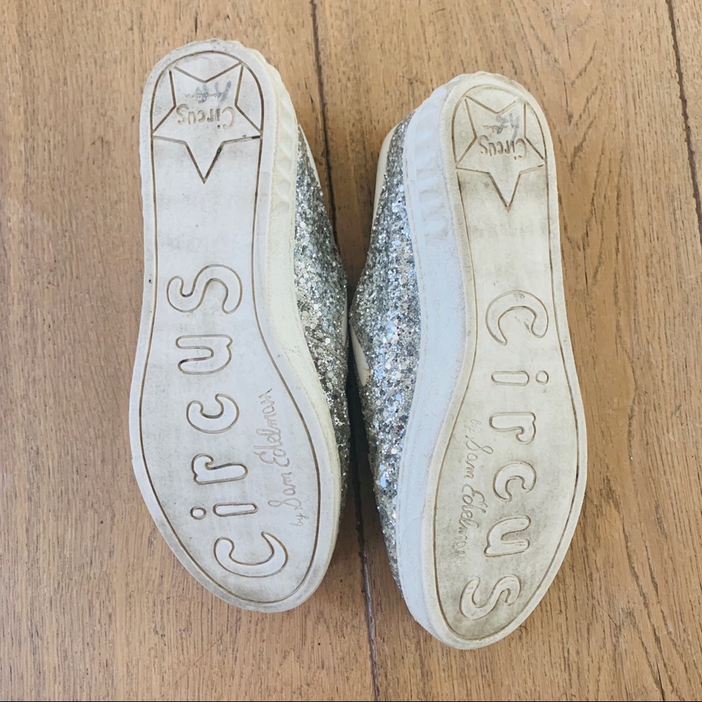 Sam Edelman Silver Sparkle Not Basic Flat Sneaker - image 7